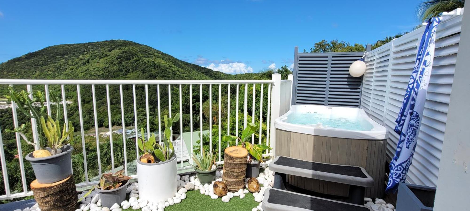 Appartement Duplex Vue Mer Jacuzzi Prive เดเอ ภายนอก รูปภาพ